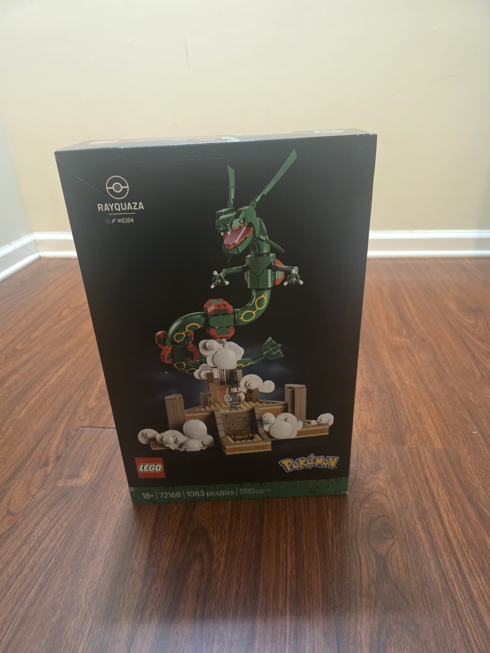 Lego Rayquaza Display Model - Green and Red Accents